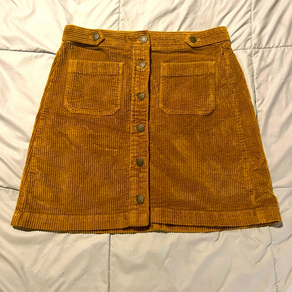 Madewell A-Line Corduroy Mini Skirt Size 4